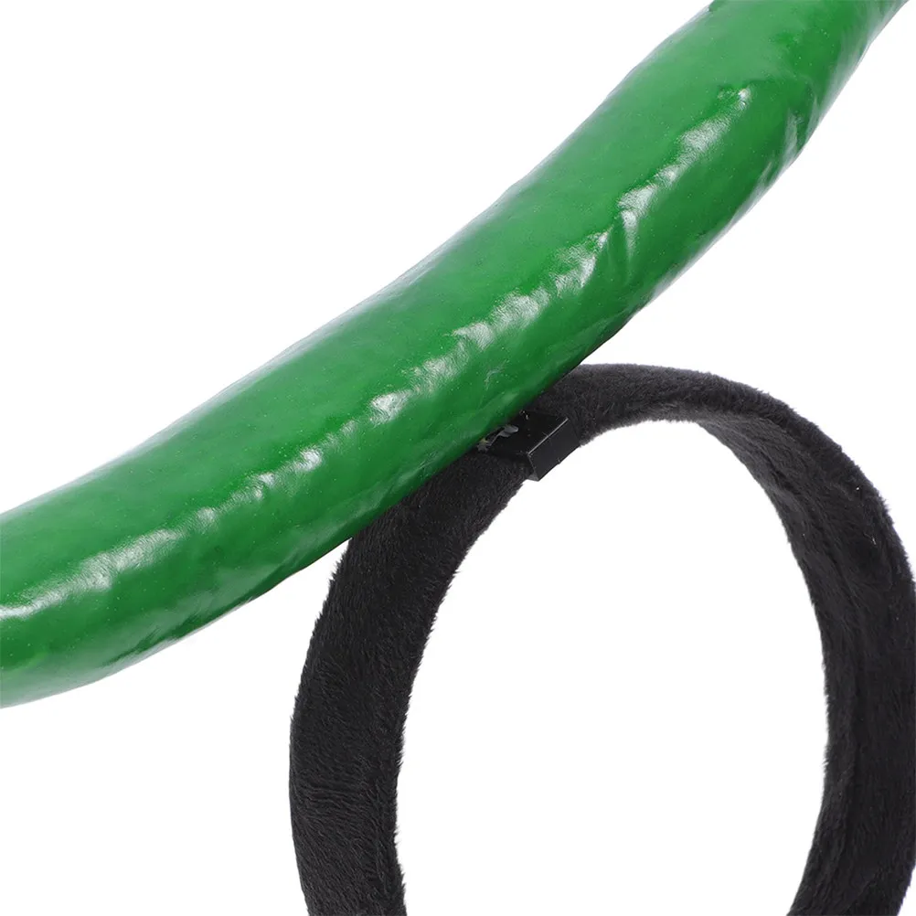 2Pcs Lifelike Cucumber Simulation Vegetable Headband Stylish Fun Party Hair Accessory for Adult Costume Events Holiday Festival