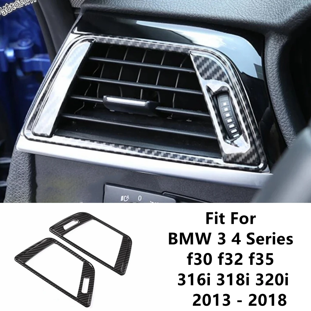 

ABS Side Air Conditioning AC Outlet Vent Frame Cover Trim Accessories For BMW 3 4 Series f30 f32 f35 316i 318i 320li 2013 - 2018