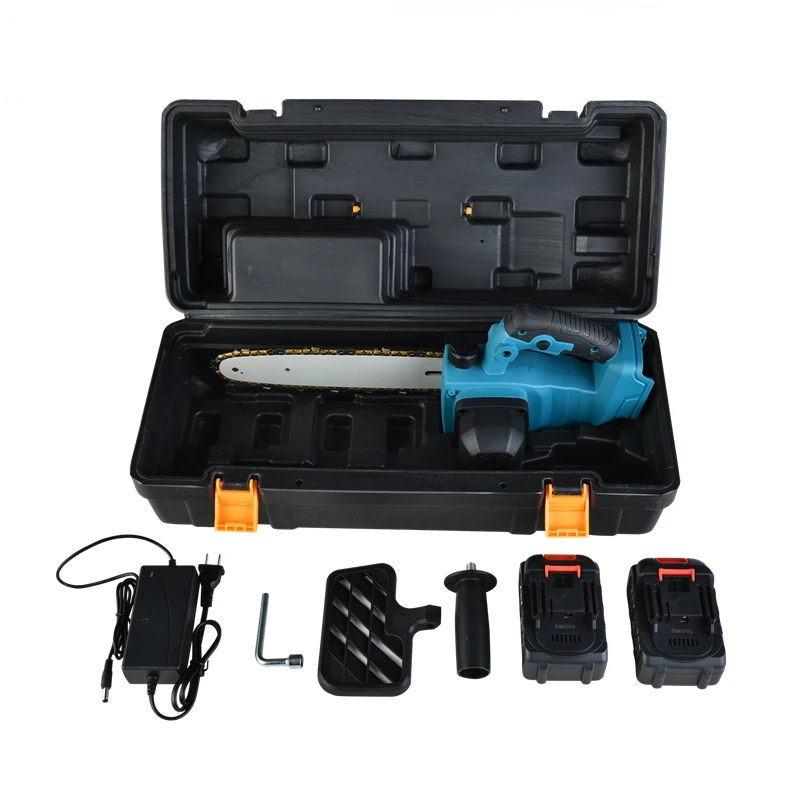 3200W 10 Inch Brushless Cordless Electric Saw Chainsaw Oil Chain saw with 2PCS Battery Brushless Motor Power Tool for Makita