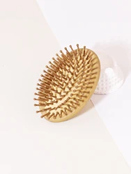 1pc bamboo brush anti-static air cushion hair loss massage hair brush hair care healthy bamboo comb Special for real hair wigs