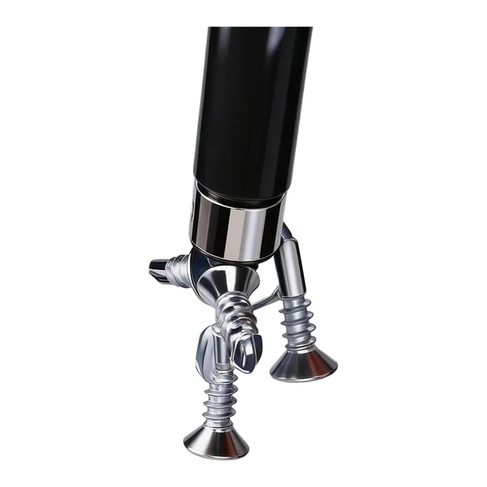 Quick Change Magnetic Hex Shank Adapter 6.35mm for Drill Bits Carbon Steel Body Rust Resistant 7.2cm Extension Rod
