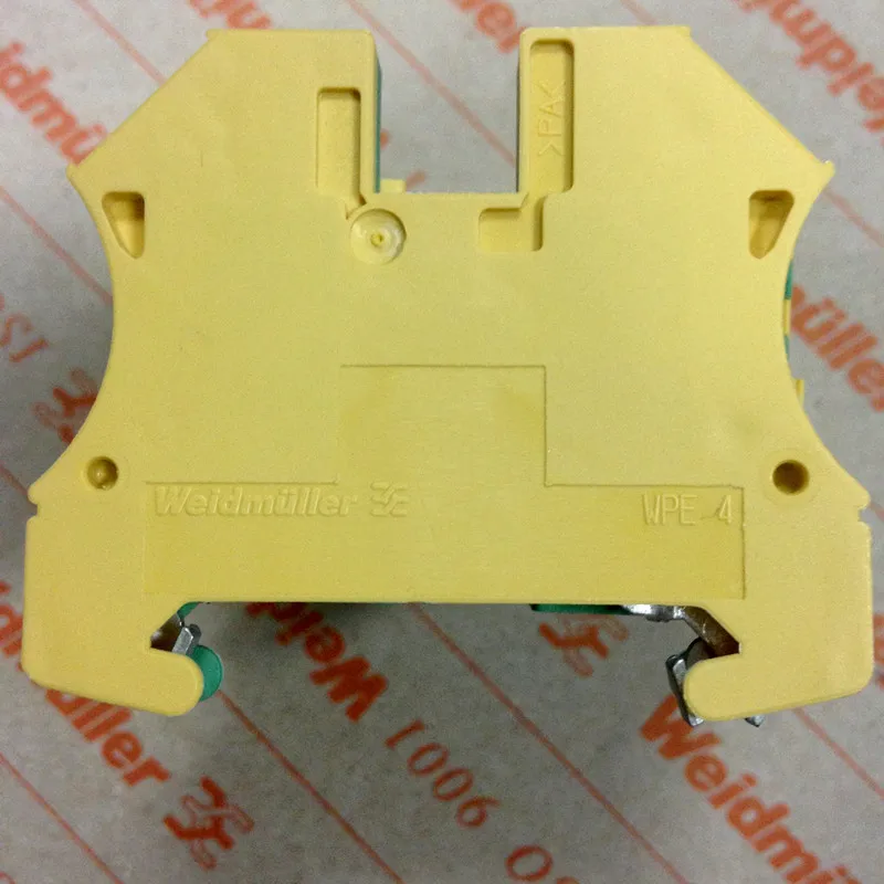 Connecteur de type WPE 4 1010100000, borne de terre, 50 pièces