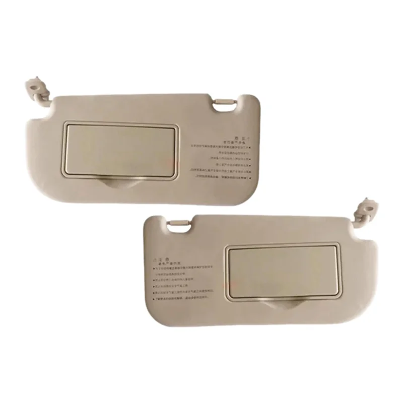 

A77T-1Pair Car Sun Visors Shades With Vanity Mirror 85202-03000 8520103000 For Kia Sportage 2004-2010 Sunvisor Makeup