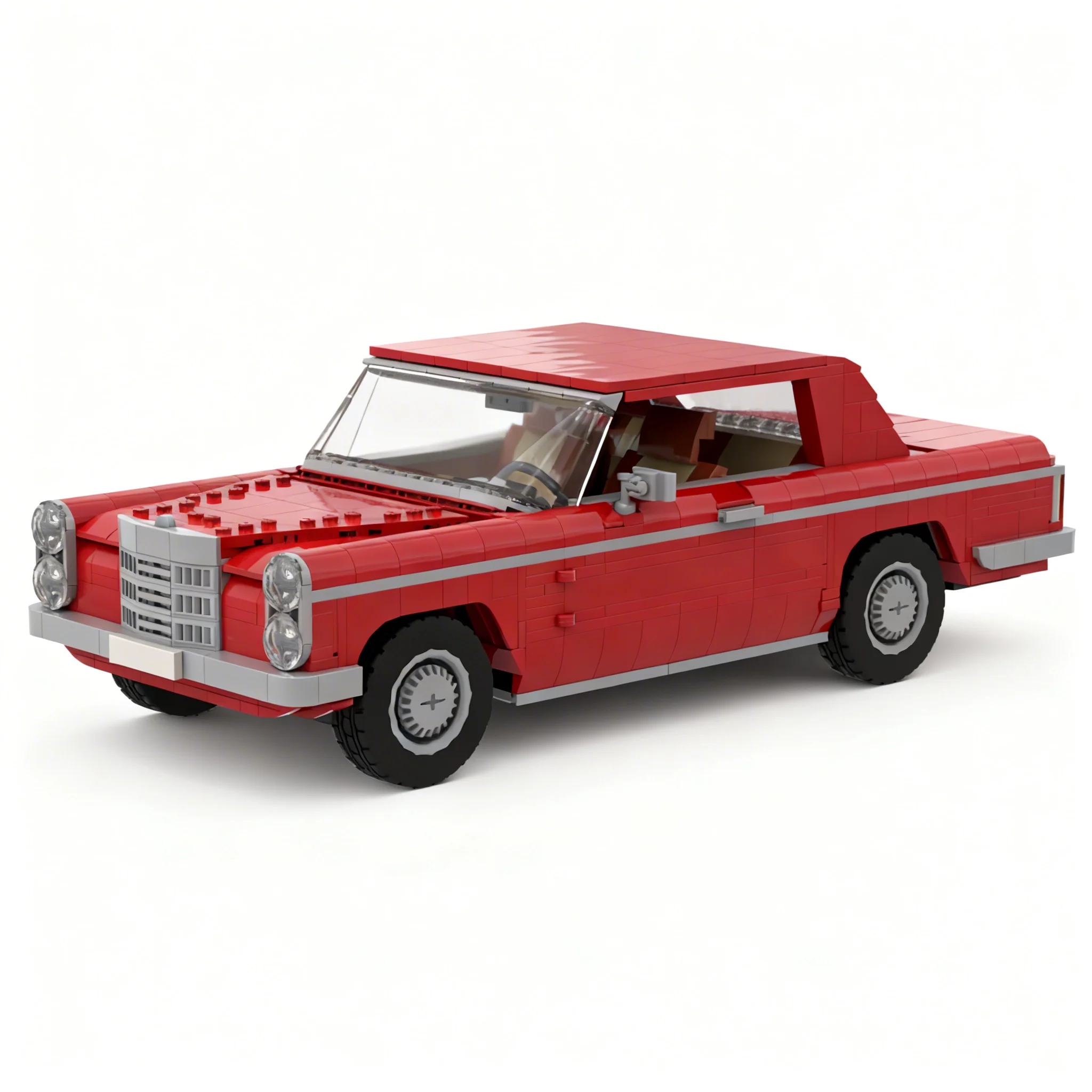 1448pcs MOC Luxury Vehicle Coup W115 Creative Advanced Build Model Building Blocks Construction Kit Assembly Collector Toy Gift