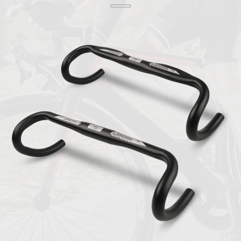 Road Bicycle Bent Bar Handlebars,2024 New Bicycle Parts,Ultra Light Aluminum Alloy Material,25.4/31.8mm,400/420mm,Anti Corrosion