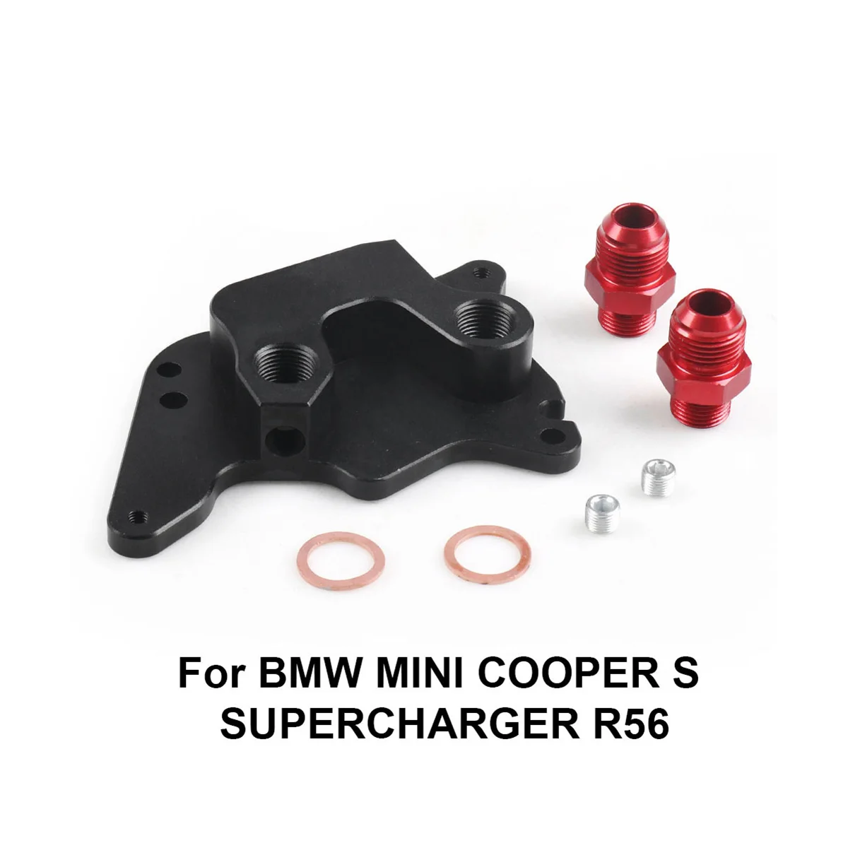 Car Oil Cake Oil Filter Adapter Turbocharger Cooler Connector for BMW Mini Cooper S