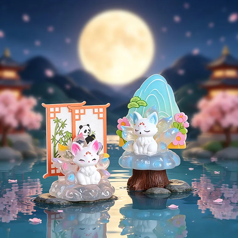 Large New Chinese Creative Screen Blind Box Tide Play Crafts Resin Ornaments Cute Doll