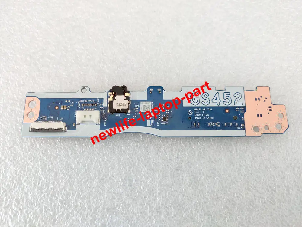 Original For Lenovo Ideapad 3 14IML05 14IIL05 14ITL05 81WA 81WD Audio Power Botton SD CARD READER Board 5C50S25039 GS452 NS-C781