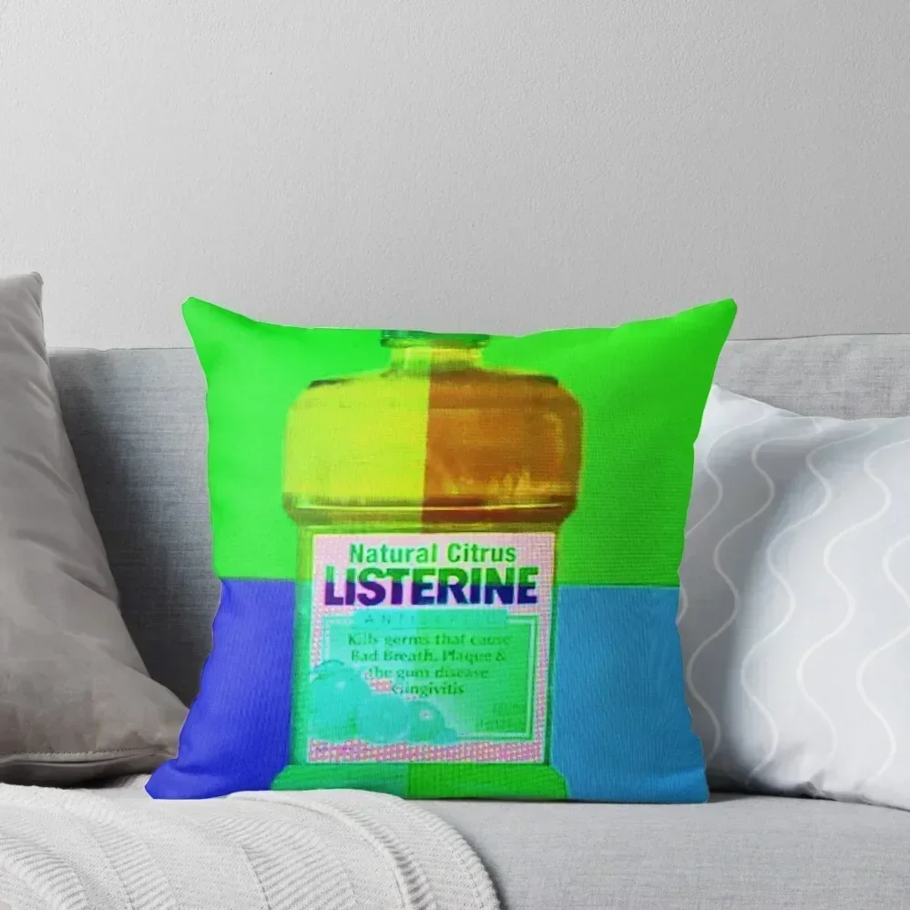

Listerine- 4 Throw Pillow Decorative Pillow Covers For Sofa Luxury Pillow Cover Pillows Aesthetic Decorative Sofa Cushion