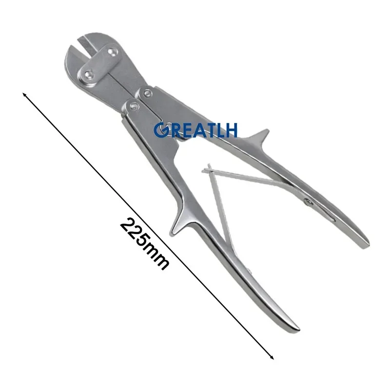 GREATLH Kirschner Wire Scissors Kirschner Wire Cutter Stainless Pin Cutter Veterinary Instruments Orthopedics pet