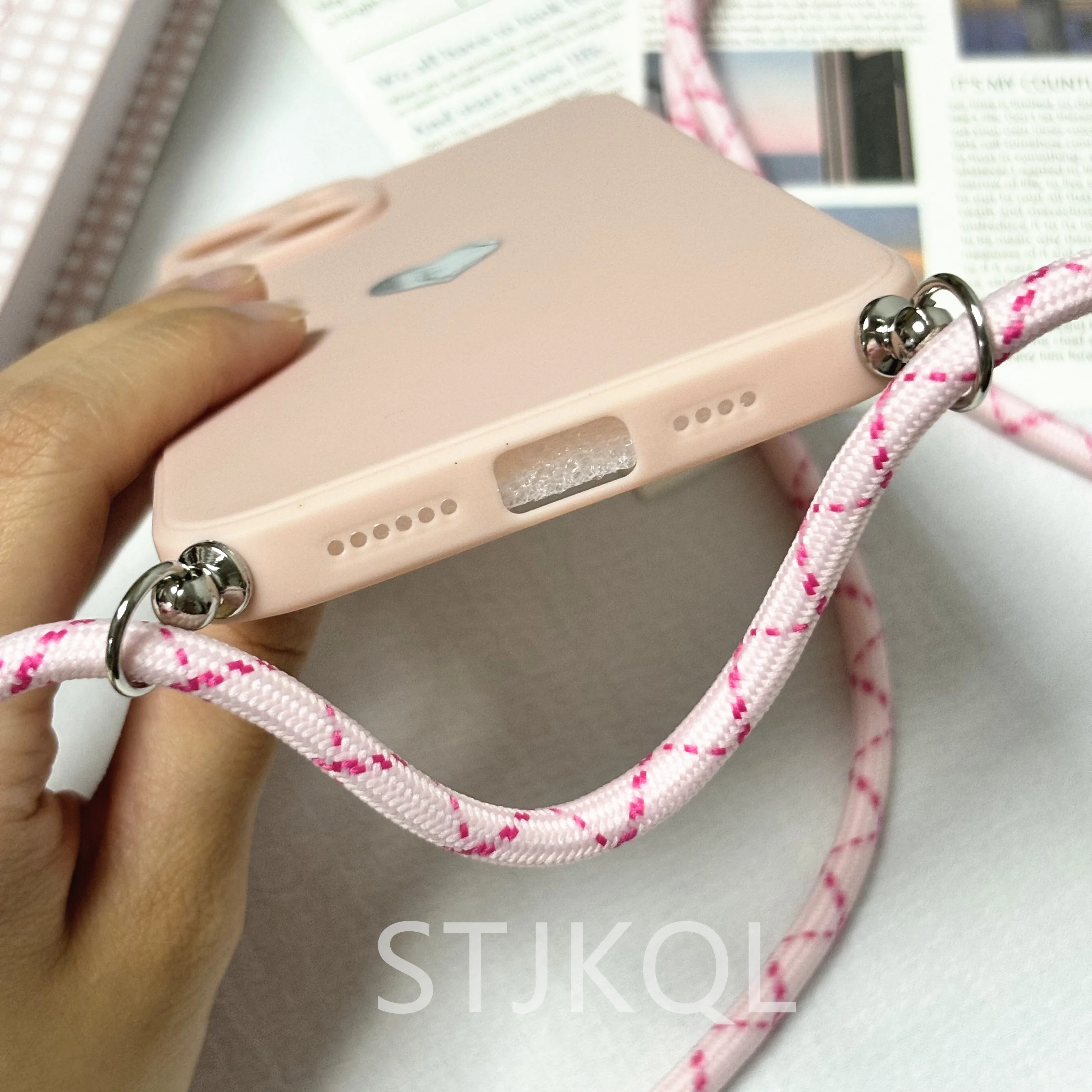 Crossbody Necklace Strap Lanyard Cord Phone Case For Samsung Galaxy A10 A20 A20e A30s A40 A50 A70 A31 A41 A81 A7 2018 A91 Cover