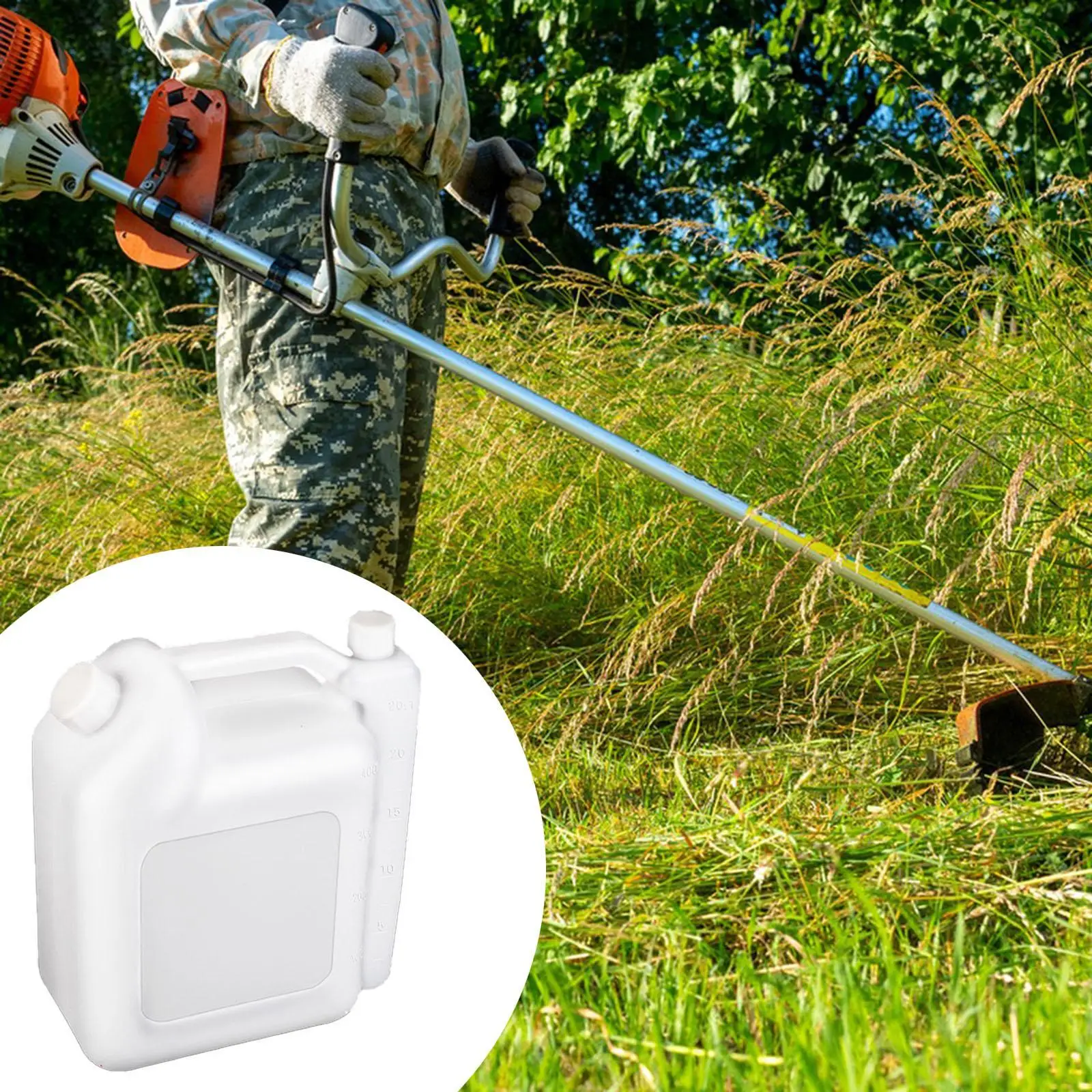 Oil Mixing Bottle 2 Stroke Ratio Bottle for Mowers Chainsaws Brush Cutters