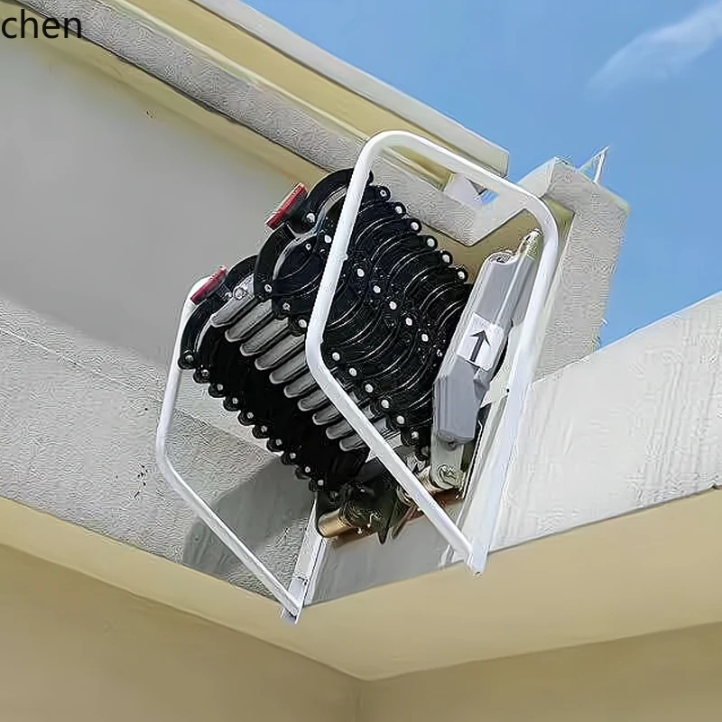 

HTT Loft Telescopic Stairs Indoor Folding Lifting Duplex Outdoor Terrace Finished Retractable