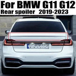 For BMW 7 Series G11 G12 730i 740i 750i 2019 2020 2021 2022 2023 ABS Material Rear Trunk Lip Spoiler Car Airfoil Accessories