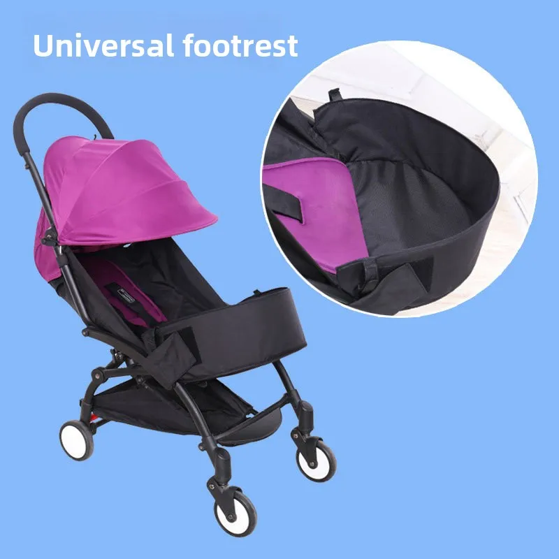 Baby Stroller Universal Foot Trailer Extended Stroller Foot Pocket High Landscape Cart Extended Folding Seat Cushion