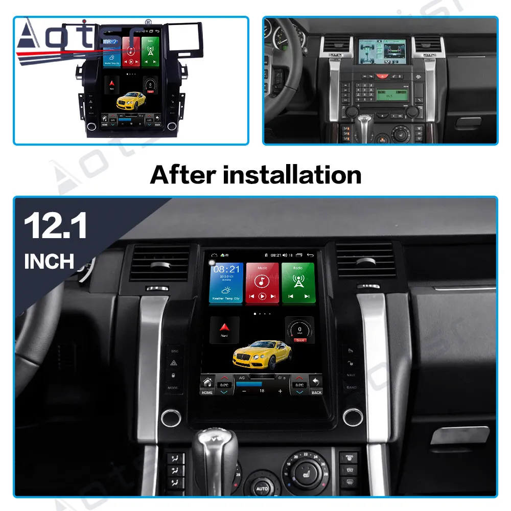 Android Touch Screen Car Video Radio Stereos Player Multimedia For Land Rover Range Rover Sport 2005 - 2009 GPS Navi Head Unit