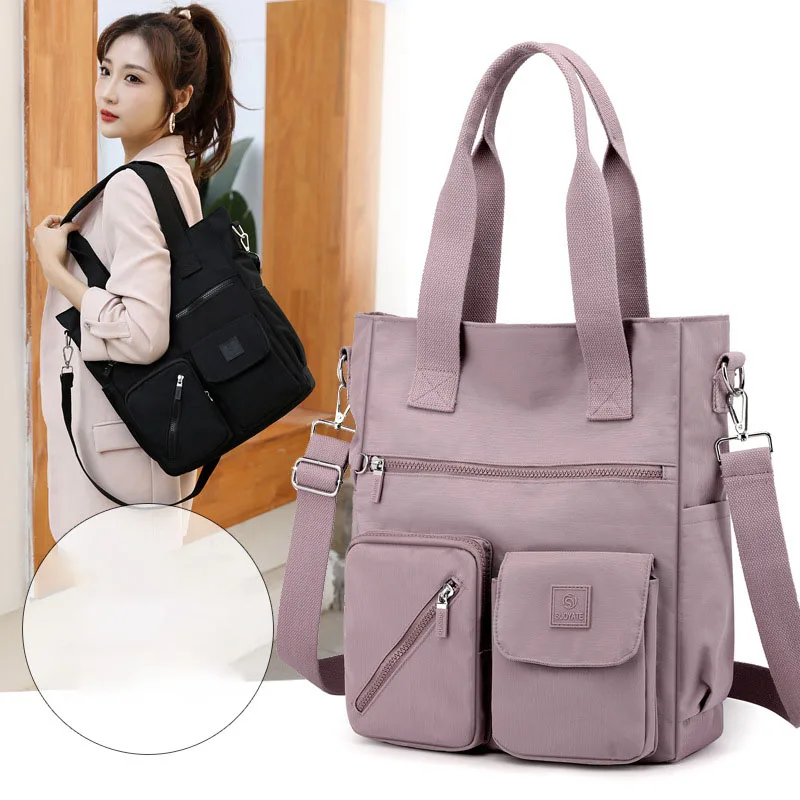 

Women's Tote Handbags Waterproof Oxford Crossbody Bag Female Large Capacity Travel Shoulder Bag Purse Shopping Bags