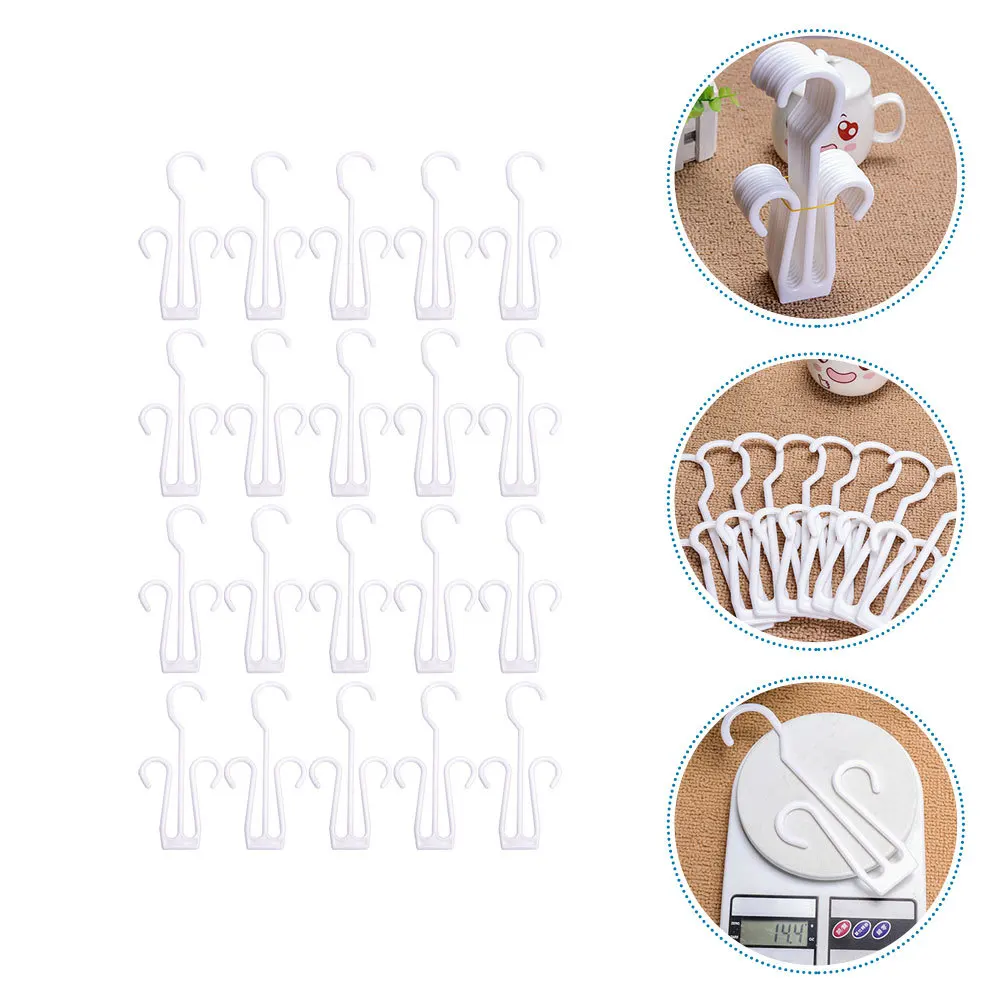 

20Pcs Shoe Drying Hooks Plastic Shoe Hangers Sturdy Household Shoes Organizer Hanging Rack for Shoes Slipper Holder