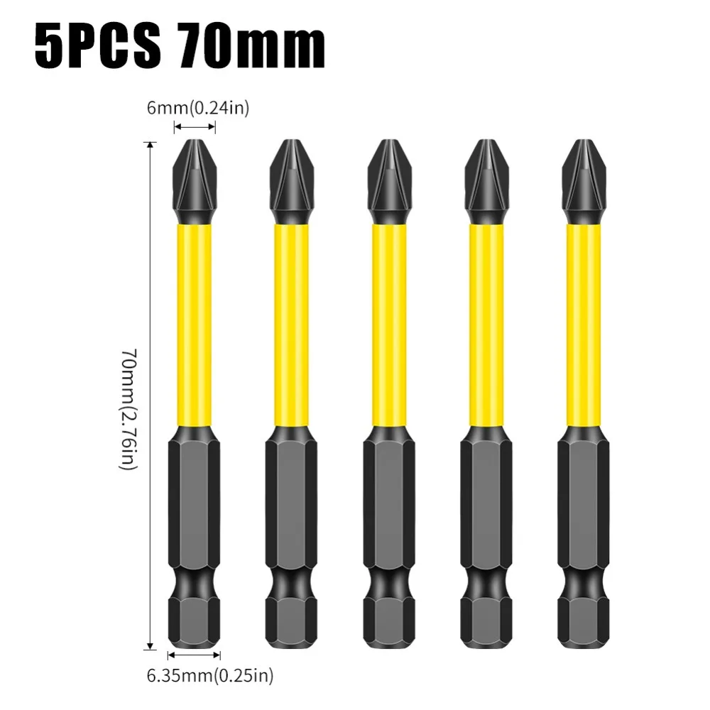 

Ударная крестовая отвертка из сплава S2, магнитная отвертка высокой твердости, шестигранный хвостовик, ударопрочная электрическая отвертка