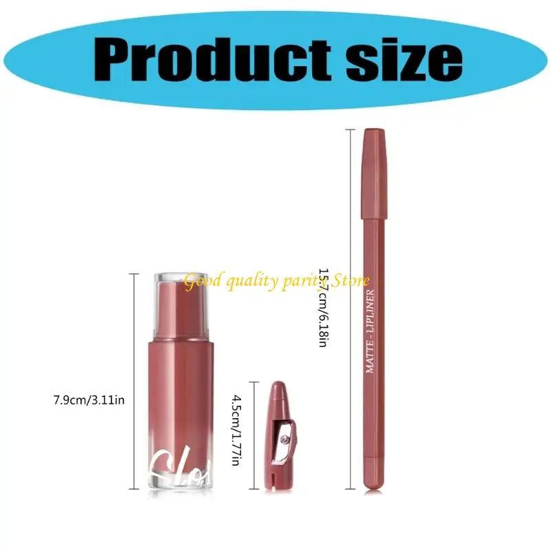 M4ya 5 in 1 rossetto set per donne ragazze, rossetto liquido opaco + lucentezza lebbro brillante + lucidalabbra + matita per