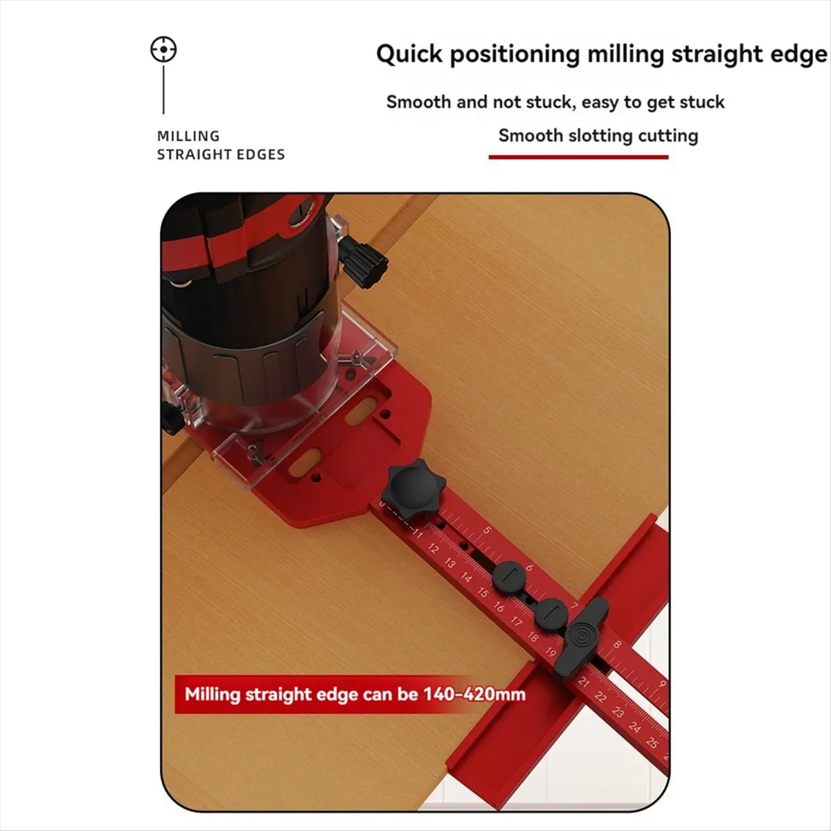 A008 Woodworking Trimming Machine Slotting Base Milling Circle Slotting Position Milling Groove Bracket Router Circle Jig,B