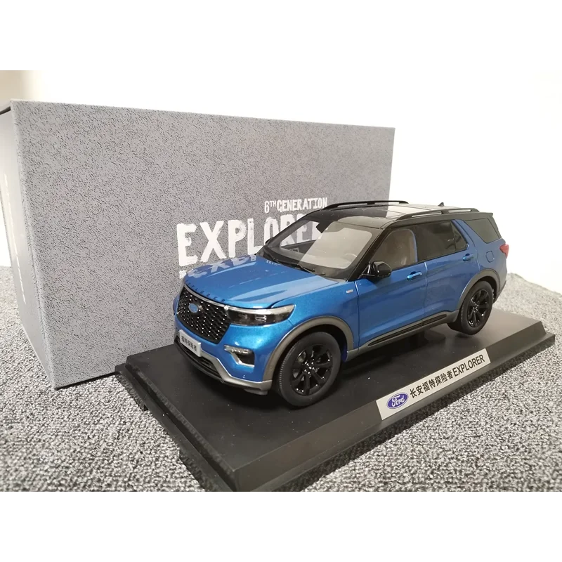 

Diecast 1:18 Scale Changan FORD EXPLORER 6th Generation Alloy Car Model Collectible Toy Gift Souvenir Display Ornament