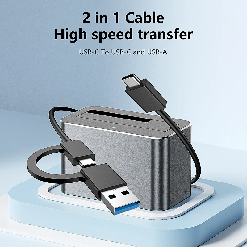 

USB 3.0 SATA HDD Docking Station 2.5 3.5 Inch SAS SATA External Hard Drive Enclosure Hard Disk Case