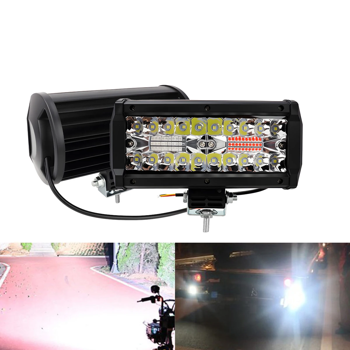 

LED Bar Work Light 12V 24V Offroad Spot Flood LED Bar Work Light For ATV UTV Truck Boat SUV Automobiles Parts Accessories