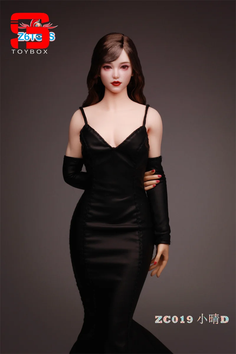 Z6TOYS ZC019 1/6 échelle fille asiatique Xiaoqing yeux mobiles tête sculpter modèle adapté 12 ''femme soldat figurine corps