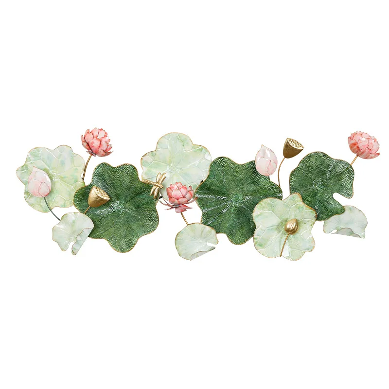 Restaurant Hotel Background Wall Decoration Guofeng Iron Wall Decoration