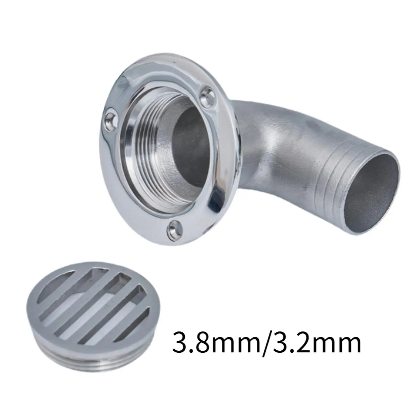 

Marine Deck Drain Thickened 316 Stainless Steel Round Deep Water Floor Drain for Yacht Bathroom