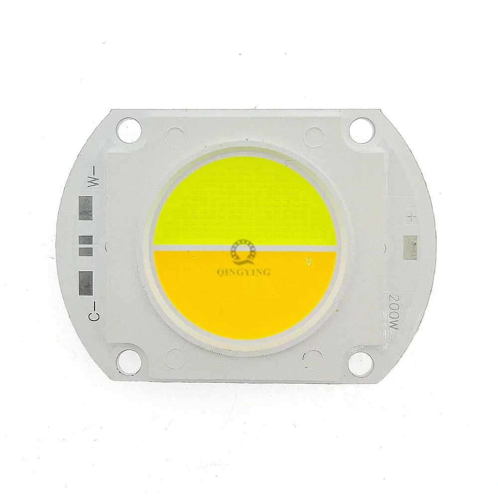 5-10pcs 200W 32-36V Dual Color CCT High Power LED COB Chip Warm White 3000K White 6500K For Outdoor Floodlight Spotlight Lamp