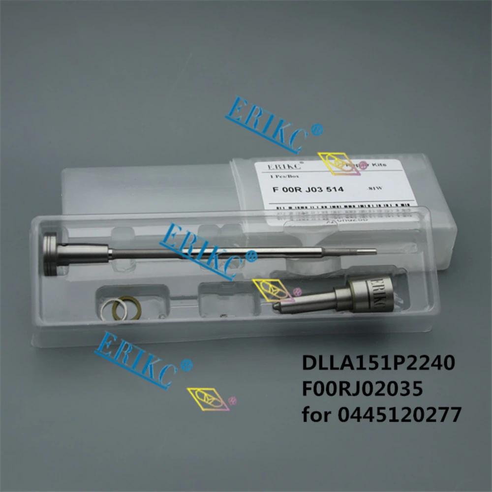 

Common Rail Injector Repair Kits F00RJ03514 Includes Nozzle DLLA151P2240 Valve F00RJ02035 for 0445120277 0445120397