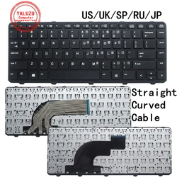 US/UK/SP/RU/JP English NEW Laptop Keyboard For HP ProBook 640 G1 645 G1 440 G1 440 G2 430 G2 445 G1 445 G2