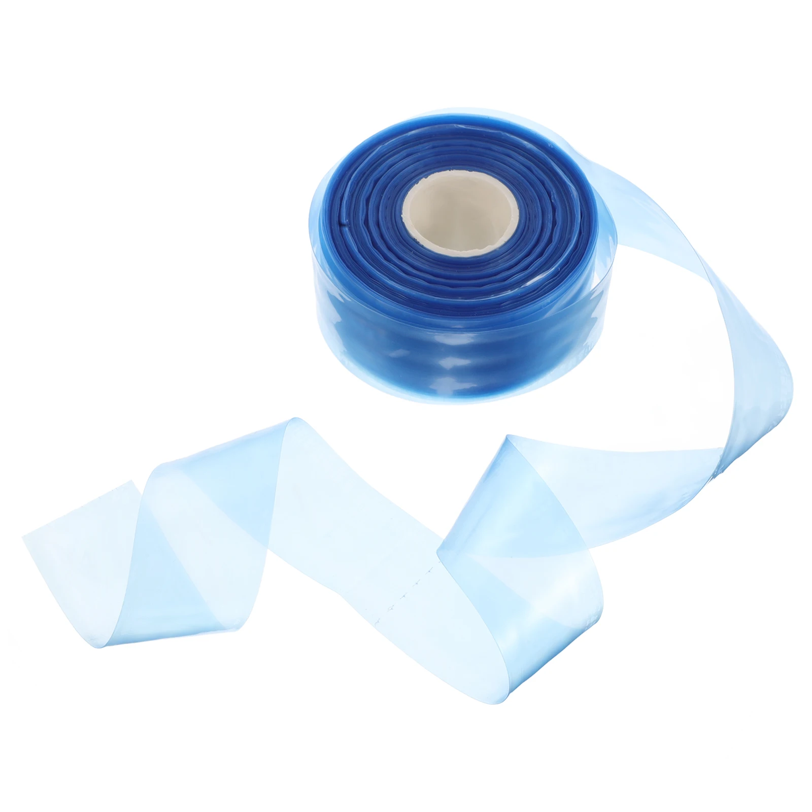 

1 Roll Pvc Eyeglass Protector Covers Blue For Hair Coloring Lightweight Temple Sleeves Salon Use Spectacles Ear Grips Safety