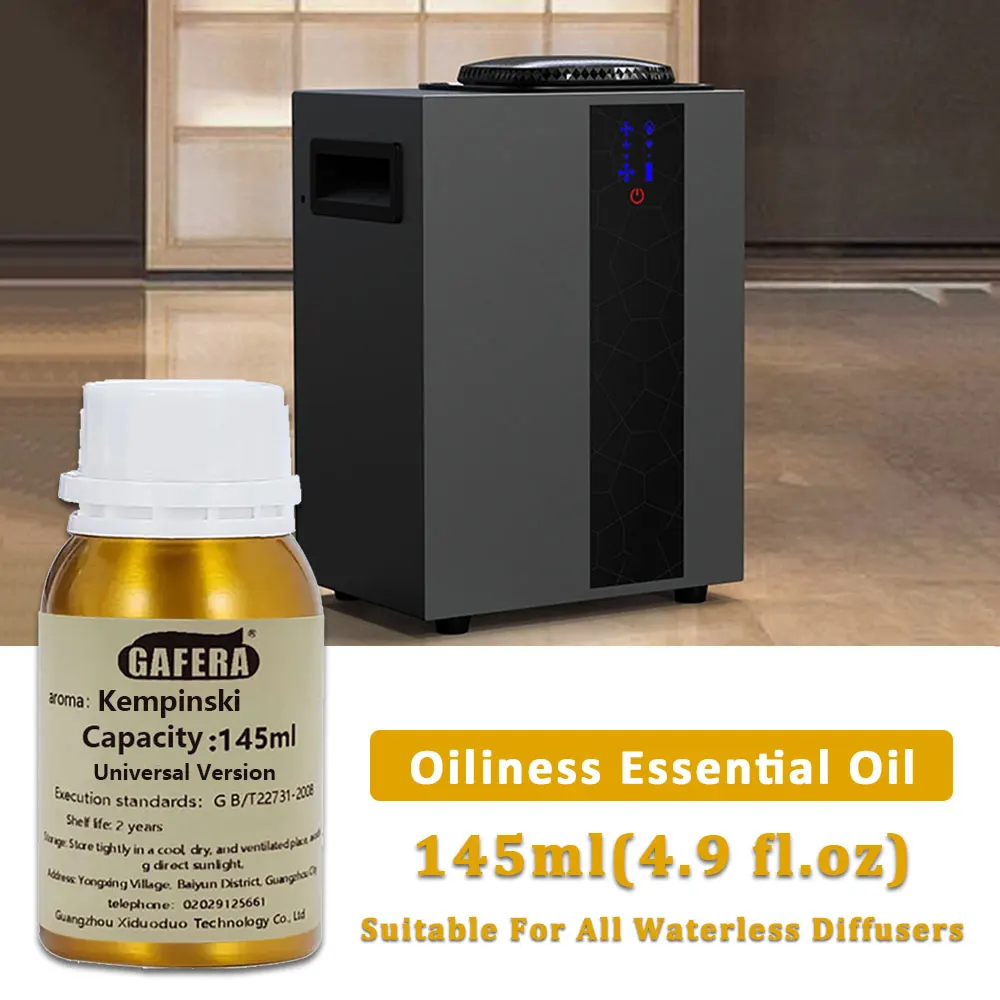 GAFERA 145ml (4.9 fl.oz) Wild Bluebell/Kempinski Essential Oil - For All Waterless Diffuser, Diffuser Replenish Aromatherapy Oil