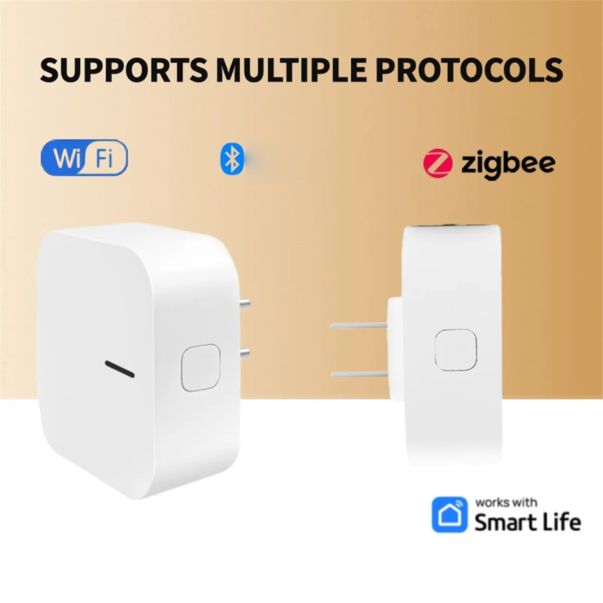 NOWOŚĆ Tuya ZigBee Gateway Hub Typ wtyczki ZigBee/Bluetooth Multi-Mode Gateway Bridge dla inteligentnej automatyki domowej Wtyczka EU