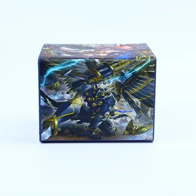 YuGiOh Tri-Brigade Self Made Acrylic Center Card Stuck Leather Card Storage Box Anime Classics Game Collection Cards Toy Gift