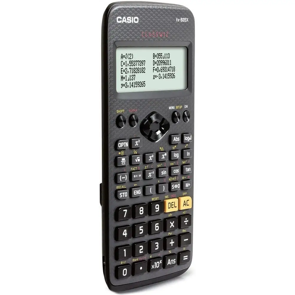 Original CASIO FX-82EX Scientific Calculator 274 Functions 10 + 2 Digits Engineering Students High School Lab Office