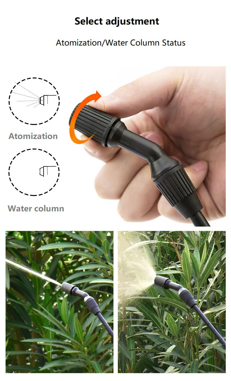5L Garten Druck Sprayer Bewässerung Blume Pflanze Gießkanne Pestizid Dünger Spray Werkzeug Luftpumpe Wasser Spritzen Flasche – Detail 4