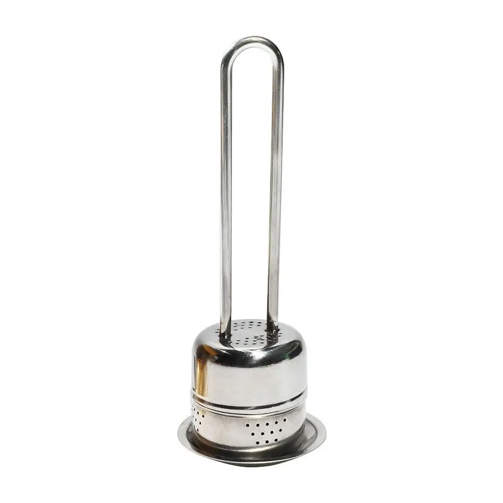 Stainless Steel Tea Infuser Reusable Fine Filter Herb Spice Filter Diffuser Extended Handle Easy Clean Tea/Coffee Press Infuser