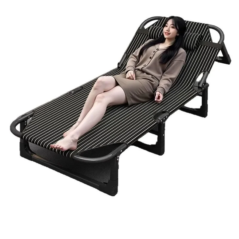 

Lunch break folding office single simple escort small portable outdoor camp nap station recliner