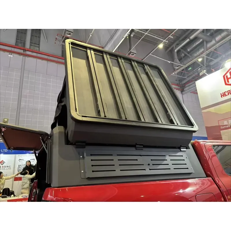 Off-road Hard Type Aluminum Alloy Topper Camper Pickup Tonneau Cover 4x4 Pickup Truck Canopy tent