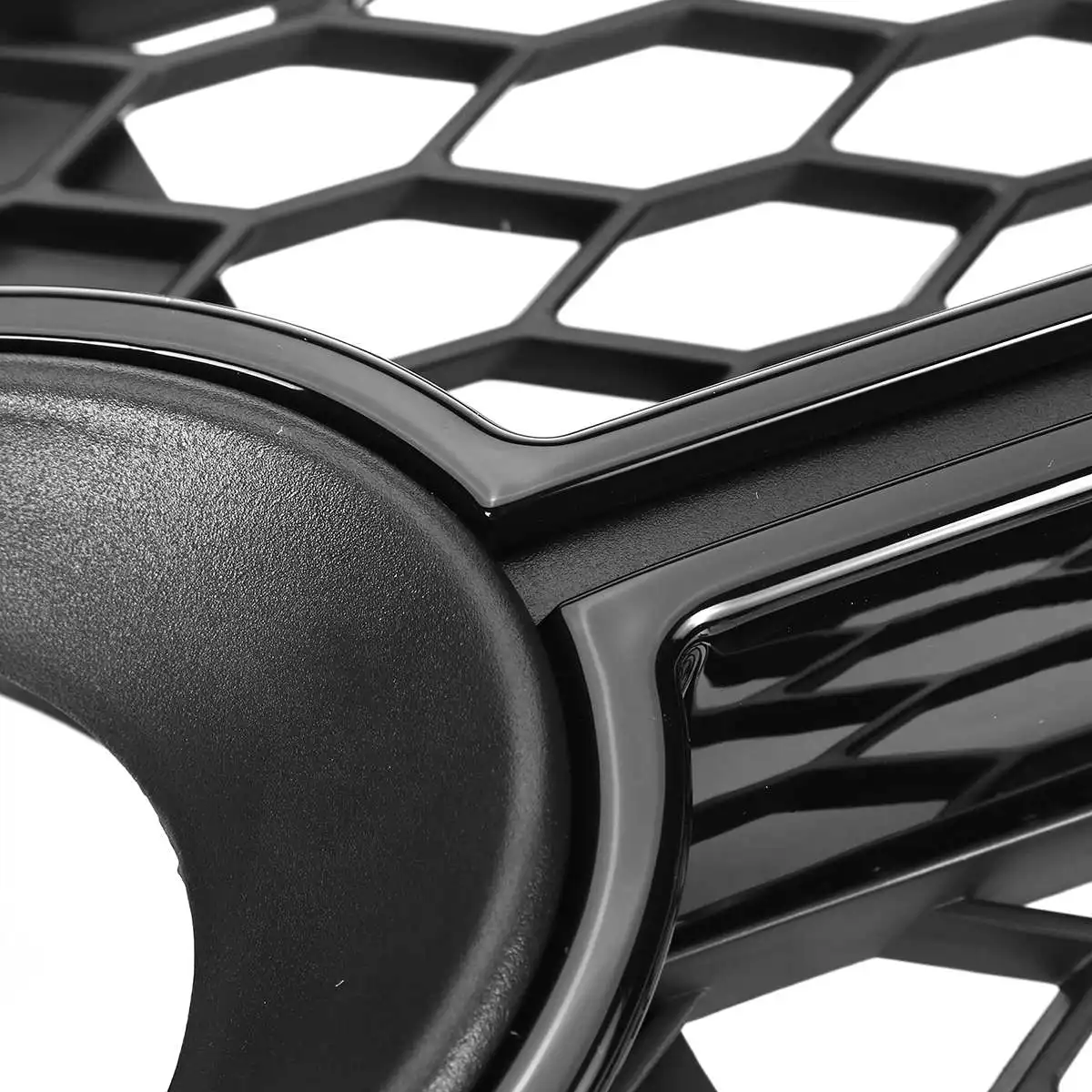 For Audi TT MK2 S-Line TTS 2011 2012 2013 2014 Front Fog Light Grill Cover 1Pair Car Honeycomb Mesh Fog Lamp Racing Grille