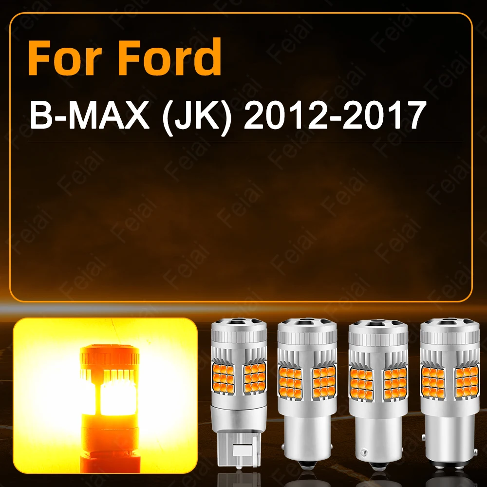 For Ford BMAX Turn Signal LED Light Car Indicator Bulb Amber B MAX 2012 2013 2014 2015 2016 2017 B-MAX Accessories Blinker Lamp