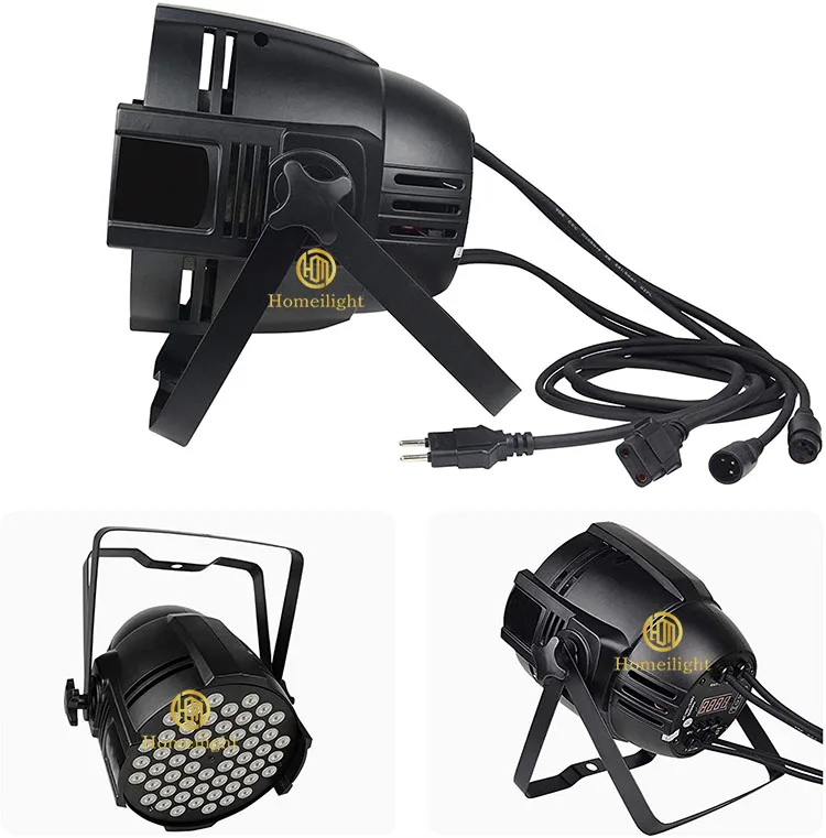 Fabricante de luz de palco Led 54 3w RGB 3 em 1 Par pode iluminar, luz Par Led Rgbw 3w