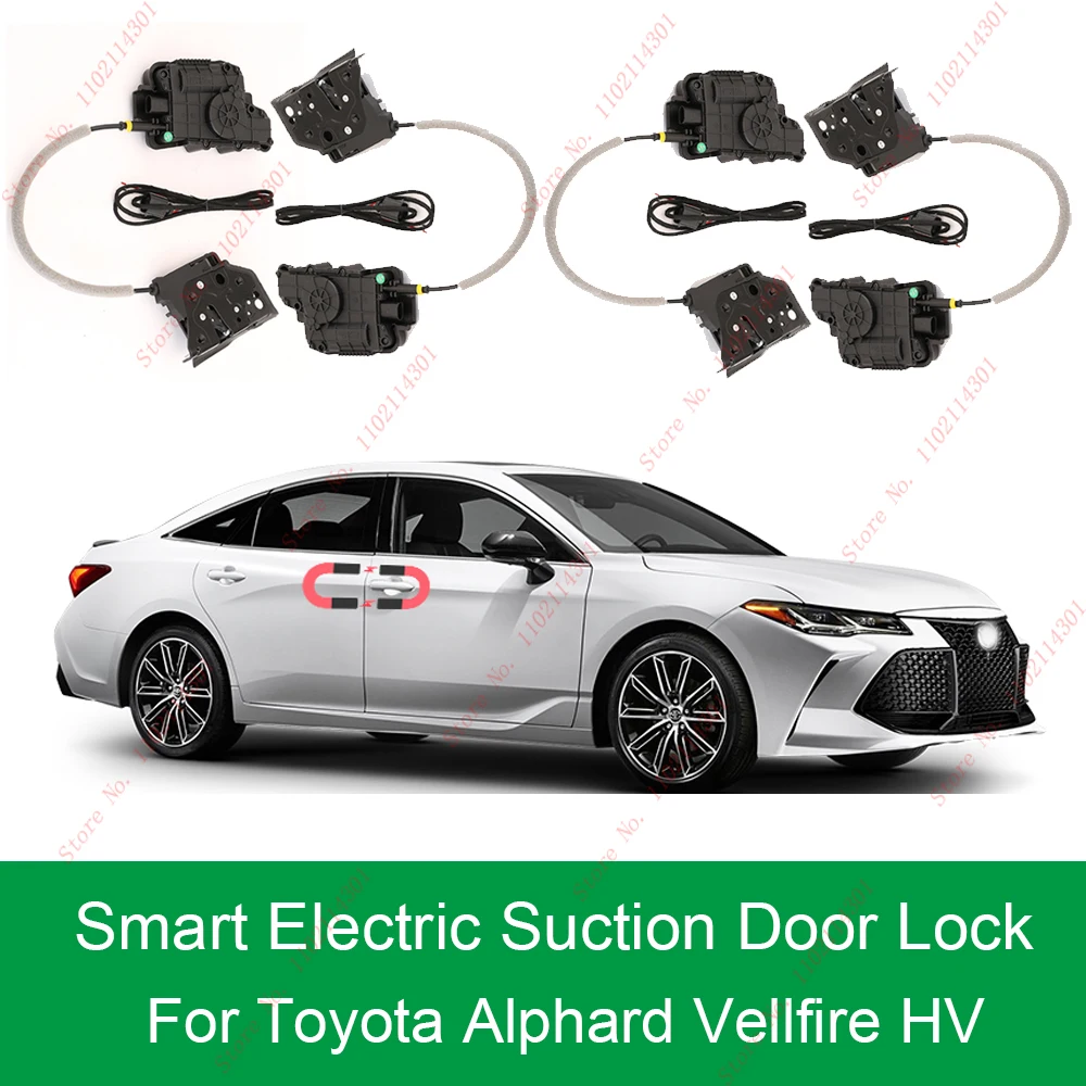 

Smart Auto Electric Suction Door Lock for Toyota Alphard Vellfire HV Wish Automatic Soft Close Door Super Silence Vehicle Door