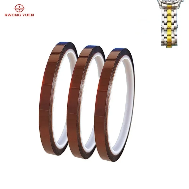 KWONG YUEN Watch Repair Tool Maintenance Refurbishment Polishing Brushed Protective Tape No Residue Adhesive High Temperature