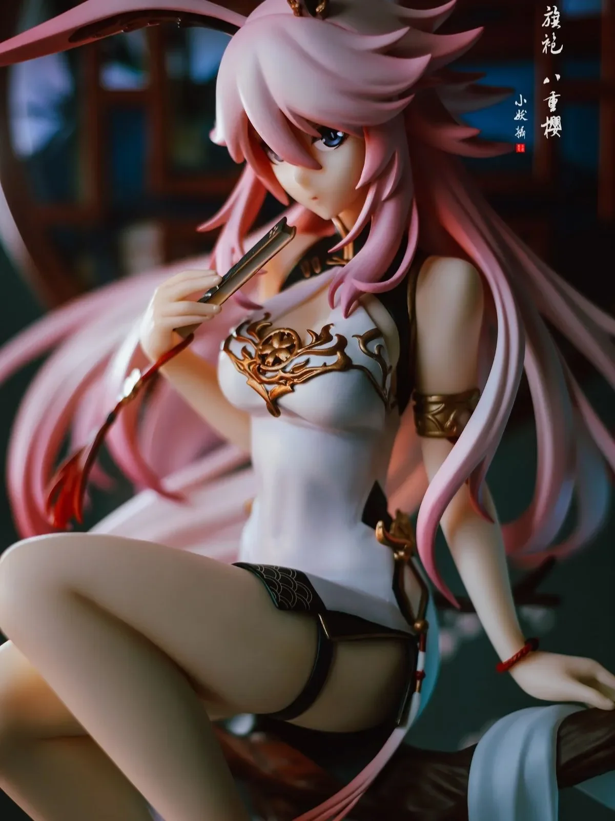 

22CM Yae Sakura Popular Shooting Action Game Collapse Gakuen Fantasy Sitting Position Desktop Collection sexy anime figure dolls