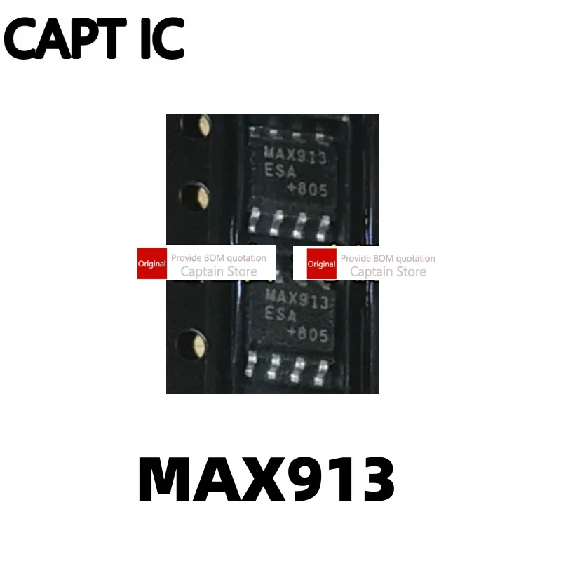 5 STKS MAX913 MAX913ESA MAX913CSA SOP8 Spanningscomparator